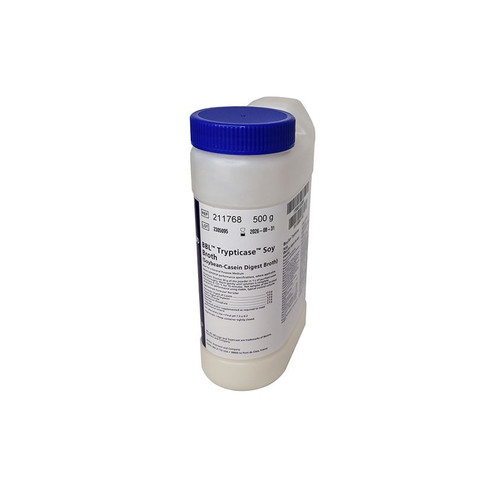 Bd Becton Dickinson - Bbl - 211768 - Media Trypticase Soy Broth 500Gm - Each