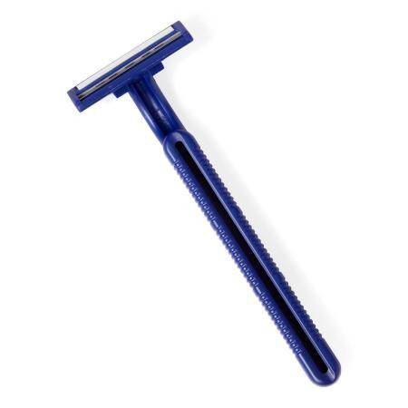 Medline - Brn1323 - Razor,Twin Blade Plus,W/Lube Strip,Blue - Each