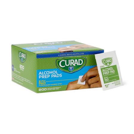 Medline - Cur45581rbi - Pad,Prep,Alcohol,Curad,Sterile,Med,2ply - Each