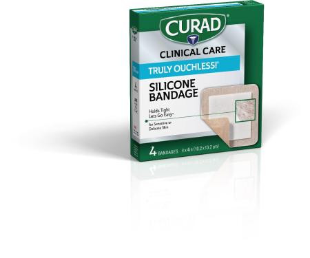 Medline - Cur5001V1 - Bandage,Silicone,Curad,4"X4" - Case/24
