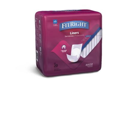 Medline - Fitliner500z - Liner,Incontinent,Fitright,Max,13x30 - Each