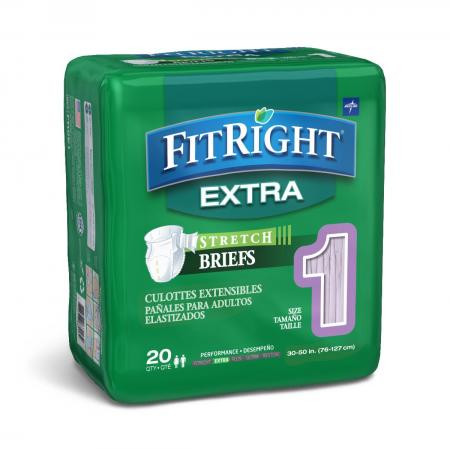 Medline - Frse1 - Brief,Stretch,Extra Md/Lg,30-52 - Each