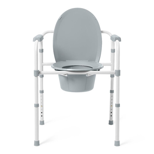 Medline - G1-200lx4 - Commode,3-In-1,Steel,Elongated - Each