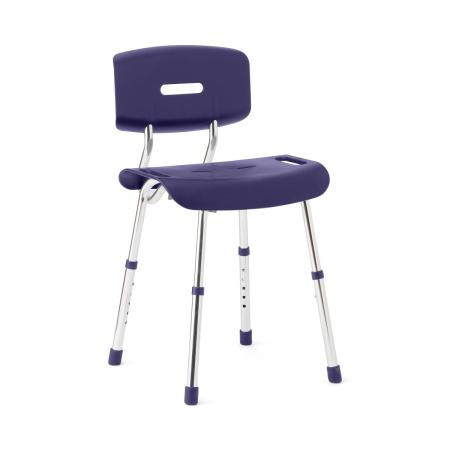 Medline - G2-112kmx1 - Chair,Shower,W/Back,Navy - Each