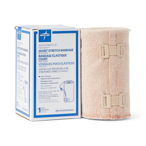 Medline - Mds099004ssh - Bandage,Shortstretch,10cmx5m,3.94x5.47yd - Each