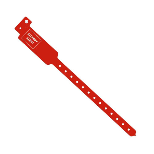 Medline - Mds3104aam - Id Band,10,Red,Allergy Alert,Tri-Lam - Each