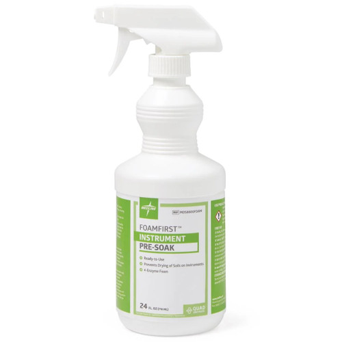 Medline - Mds8800foam - Enzymatic, Presoak Spry, Foam, 24oz - Each