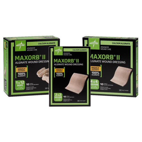Medline - Msc7344eph - Dressing, Alginate, Maxorb Ii, 4"x4" - Each