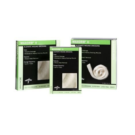 Medline - Msc7348ep - Dressing, Alginate, Maxorb Ii, 4"x8" - Each