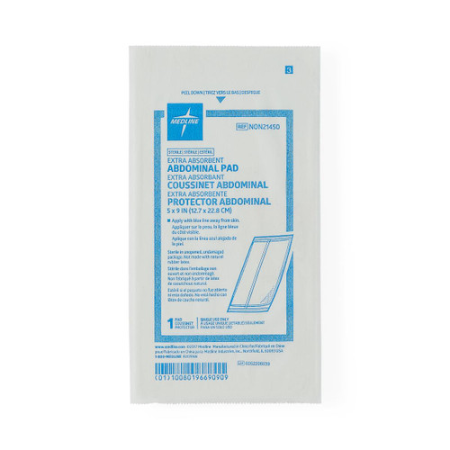 Medline - Non21450Hh - Pad,Abdominal,5"X9",Sterile,Lf - Package/1