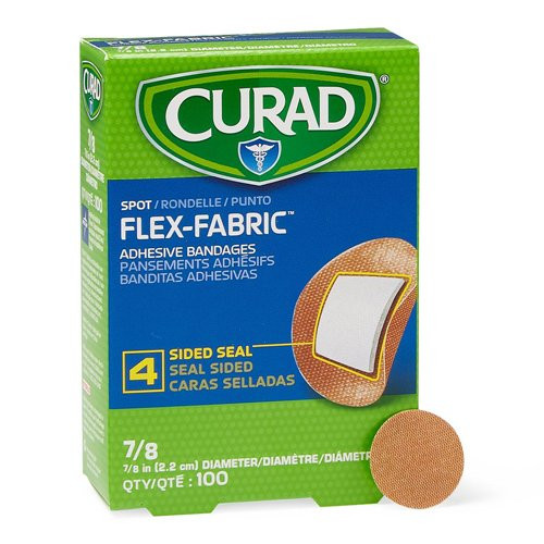 Medline - Non25502z - Bandage,Adhesive,Fabric,Spot,7/8",St,Lf - Each