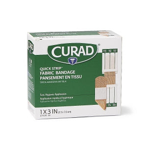 Medline - Non25660qs - Bandage,Adh,Fabric,Quick Strip, 1x3,Strl - Each