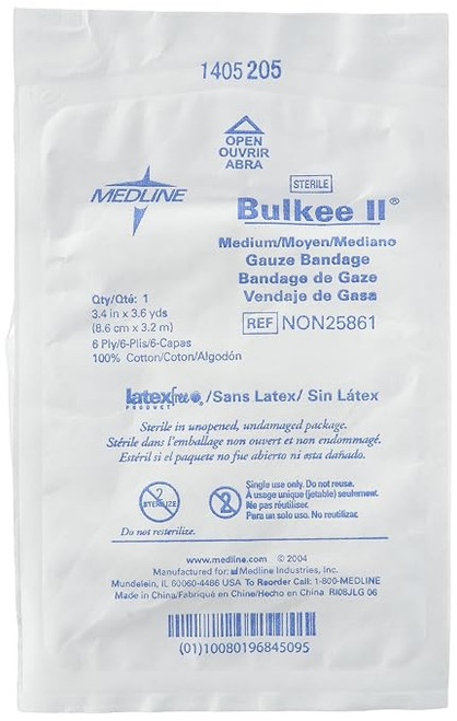 Medline - Non25861h - Bandage,Gauze,Bulkee Ii,3.4"x3.6yd,Strl - Each