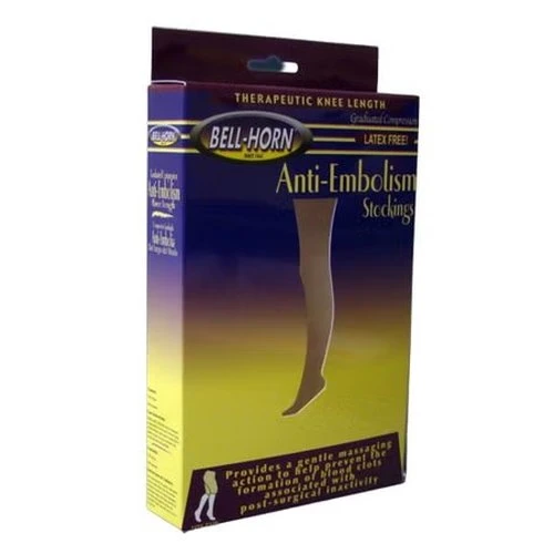 Djo Djorthopedics - 11300Xl - Anti - Embolism Stocking Knee High X - Large Black Closed Toe - Pair