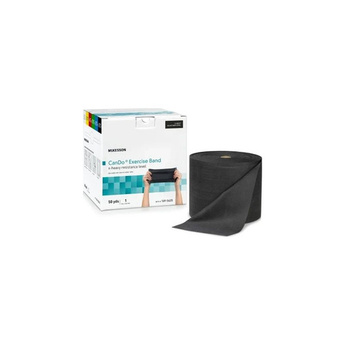 Mckesson - 169-5625 - Cando Exercise Resistance Band Black 5 Inch X 50 Yard Heavy - Each