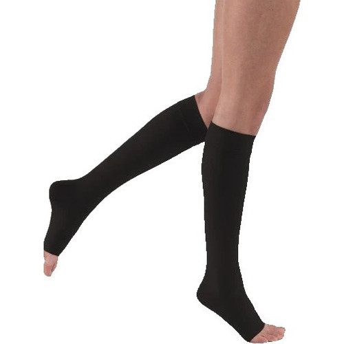 Bsn Medical - Jobst Relief - 6038769 - Compression Stocking Knee High X - Large / Petite Black Open Toe - Each