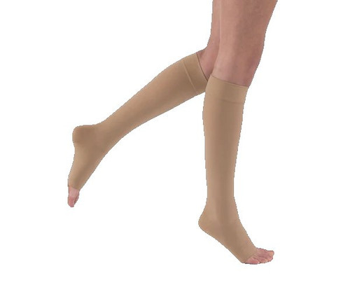 Bsn Medical - Jobst Relief - 7864902 - Compression Stocking Knee High Large Black Open Toe - Each