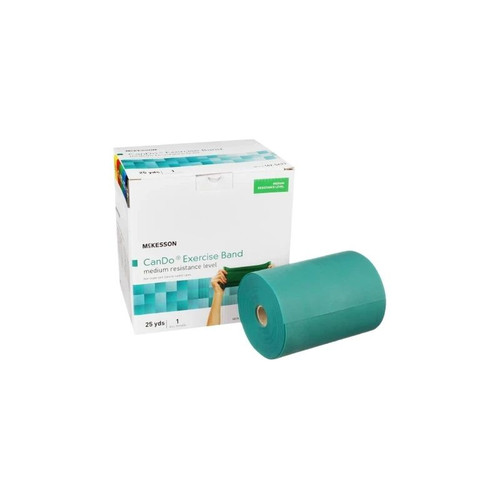 Mckesson - 169-5633 - Cando Exercise Resistance Band Green 5 Inch X 25 Yard Medium - Each