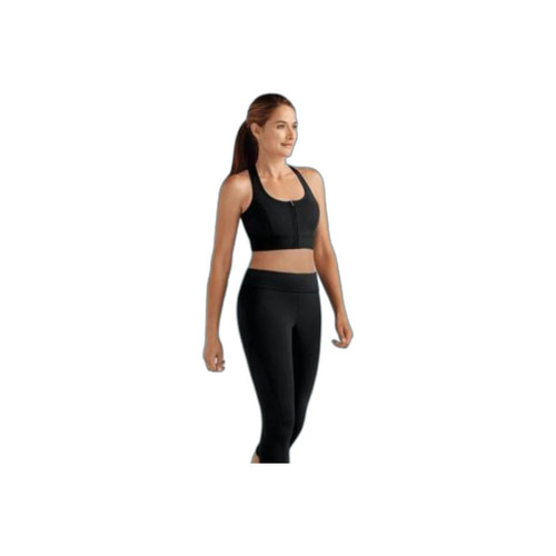 Amoena - 44070 - Zipper Sports Bra, Medium Support Wire Free - Each
