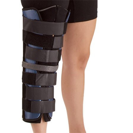 Deroyal - Tietex - A144000 - Knee Immobilizer One Size Fits Most 12 To 24 Inch Circumference 22 Length Left Or Right - Each