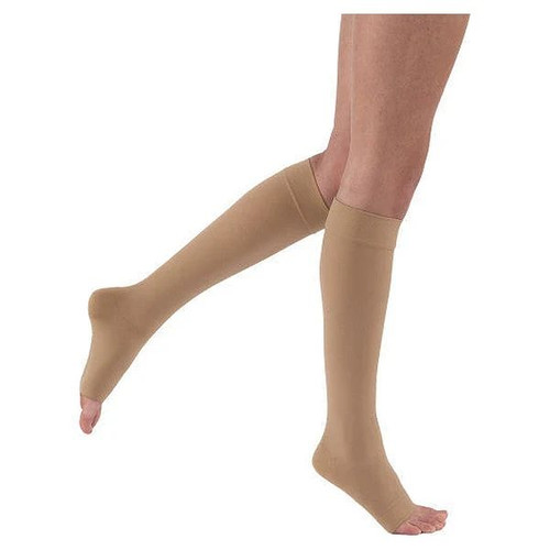 Bsn Medical - Jobst Relief - 114030 - Compression Stocking Knee High Large / Petite Beige Open Toe - Pair