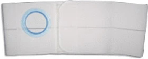 Nu-Hope - Flat Panel - 6713-P-C - Original Belt Support Prolapse Strap 3 - 1/4" Opening 1" From Bottom, 6" Wide, 41" - 46" Waist, X - Large, Cool Comfort Ventilated Elastic, Right Sided Stoma. - Each