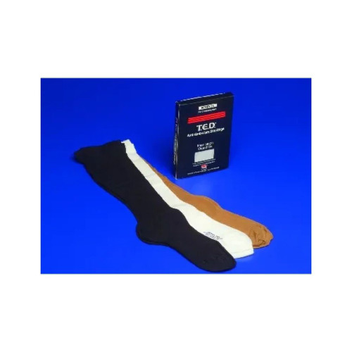 Cardinal Health - T.E.D. - 4435 - Knee Length Continuing Care Anti - Embolism Stockings Medium, Regular Length, Latex - Free, Black - Each