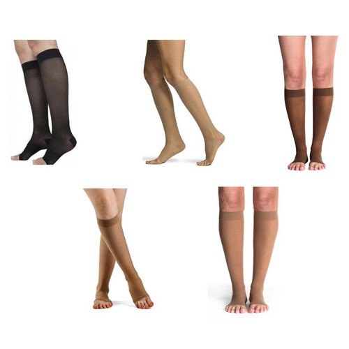 Sigvaris - 782Clso73 - Womens Eversheer Open Toe Calf High - Short - Each