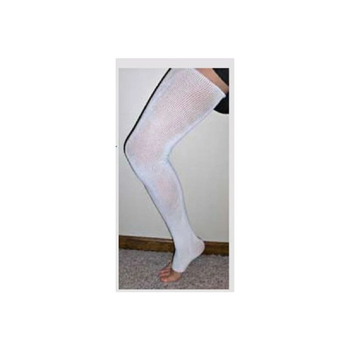 Compression Dynamics - EdemaWear - B120L01 - Stockinette, Compression EdemaWear Large, 24 to 46 Circumference, White, Open Toe 