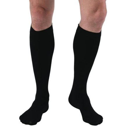 Bsn Medical - Jobst Relief - 114816 - Compression Stocking Knee High Large / Full Calf Black Closed Toe - Pair