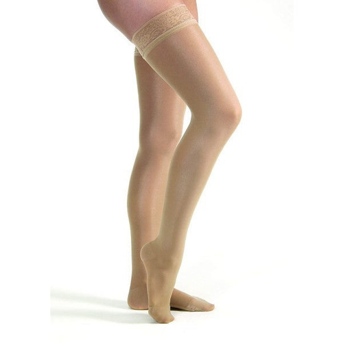 Bsn Medical - Jobst - UltraSheer Women's Thigh High w/ Lace Silicone Top Band - 20-30 mmHg