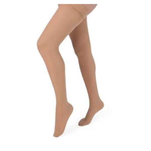 Carolon - Std3612Sn2 - Stocking, Comprsn Thigh Hi Opntoe Nude Sz2 - Carton/12