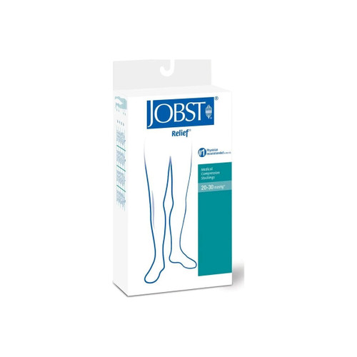 Bsn Medical - Jobst Relief - 114627 - Compression Stocking Knee High Large Beige Open Toe - Pair