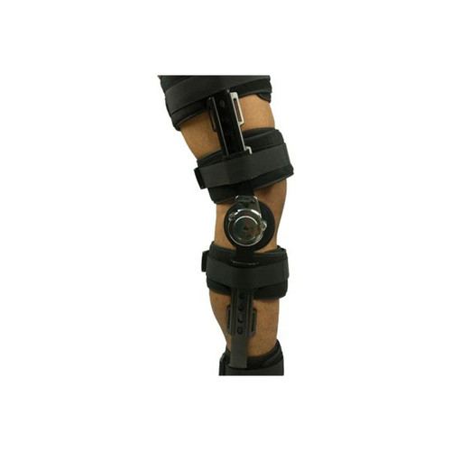 Comfortland - Ck-205 - Post - Op Transition Knee Brace Op, Telescoping Frame, Rom Lateral And Medial Hinge Ambidextrous, Universal - Each