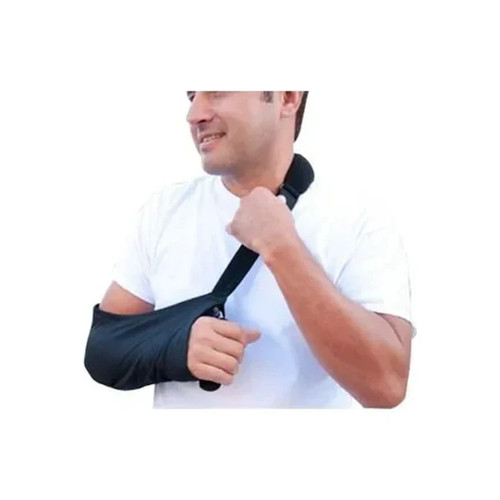 Brownmed - Imak - A30140 - Arm Sling, Universal Use Sling For Tendonitis, Sprains And Injuries Fits Right Or Left Washable Latex - Free Red Packaging. - Each