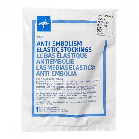 Medline - Mds160604 - Stocking,Anti-Embolism,Knee,Xxxl Reg,Lf - Each