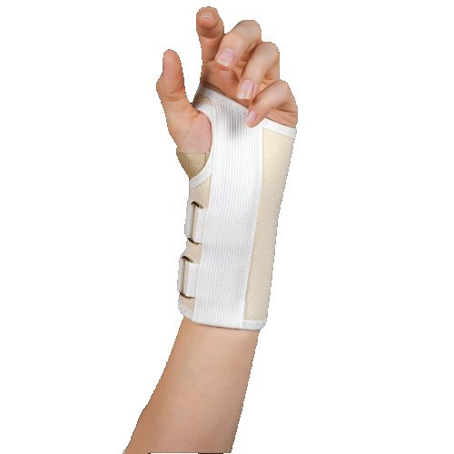 Cardinal Health - Leader - 5549 Whi Xll - Deluxe Carpal Tunnel Wrist Support, White, X - Large/Left - Each