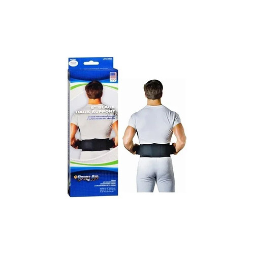 Scott - Sportaid - Sa3246 Bla M/L - Specialties - Cmo - Sport Aid Duroform Back Belt, 6", Medium/Large, Black - Each