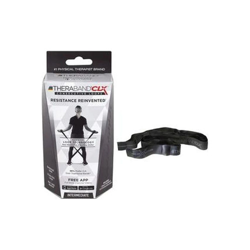 Hygenic - Thera-Band - 13009 - Theraband Clx, Intermediate, 5', Black. - Each