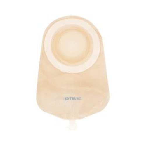 Fortis Medical - 17112C - 9" Urostomy Pouch, Transparent, Extended Wear, Convex, 1 - 1/2", Ps With Drain/Cap, Belt Tabs - Box/10