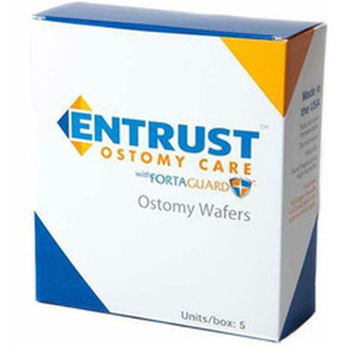 Fortis Medical - 25134B - Entrust 4 - 1/4" X Wafer, Standard Wear, Tape Collar, Beige, 1 - 3/4" Cut - To - Fit - Box/10