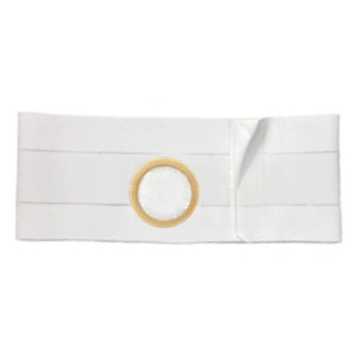 Nu-Hope - 2663-G - 4" White, Regular Elastic, Flat Panel Belt, Extra Large, 2 - 1/2" Cloth Bias Center Opening - Each
