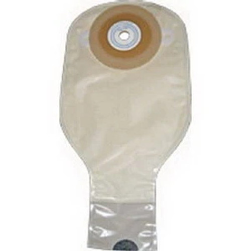 Nu-Hope - 40-7203-R-Ts-1/2C - 1/2C - Adult Post Op Drainable Pouch With Barrier 1 - 1/2" - 3/4" Max Trim To Fit Opening, 1/2 Regular Convex Around Roll - Up, Shield - Box/10