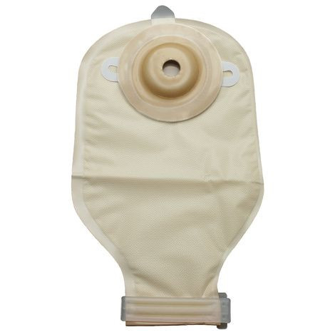 Nu Hope Laboratories - 7408-C - 1 - Piece Post - Op Adult Drainable Pouch Precut Convex 1" Round - Box/10