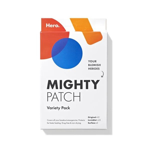 Church & Dwight - 20864475000484 - Hero Cosmetics Mighty Patch Acne Strips, Variety Pack, 26 Ct - Box/26