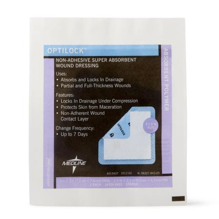Medline - Msc6433eph - Optilock,Non-Adhesive,3x3 - Each