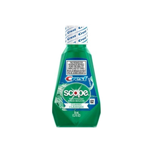 Procter & Gamble - Crest - 10037000975066 - Scope Classic Mouthwash 1.2 Oz Original Mint Flavor - Case/180