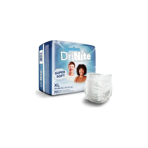 Attends Healthcare - Comfees Drinite Juniors - 48724 - Unisex Youth Absorbent Underwear Pull On With Tear Away Seams Large / X - Disposable Heavy Absorbency - Case/60