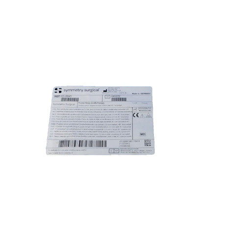Aspen - Symmetry - 63-8845 - 638845 - Forcep, Sinus Giraffe 45Deg Horizontal 2Mm Cup 5 1/ - Each