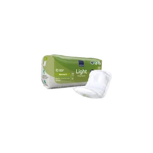 Abena - 1000021339 - Premium Light Normal Bladder Control Pad 4.3 X 10.2 Inch Absorbency Fluff / Polymer Core Size 2 - Case/144